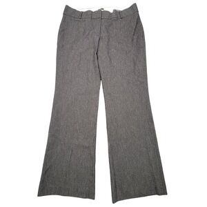 LOFT Julie Trouser Pants Womens 14 Gray Flare Dress Career Office Workwear